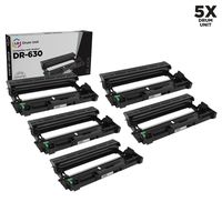 LD Compatible Drum Unit Replacement for Brother DR-630 (5-Pack)