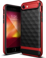 Caseology Parallax for Apple iPhone 8 Case (2017) / for iPhone 7 Case (2016) - Award Winning Design - Red