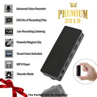Small Voice Recorder 16GB-TCTEC Mini Voice Activated Recorder [Bonus Value] Easy to Use - Playback On The Go-MP3 Player -Live Recording Listening- Long Battery Life - Ultra Light - Durable
