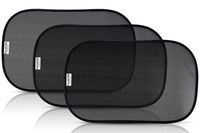 KALMORE Car Window Shade Car Sun Shade Car Sunshade Block Harmful UV for Max Protection with See Thru View, 19x12, 3 Pack