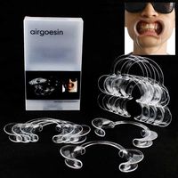 Airgoesin 12pcs Mouth Retractors for Speak Out Game & Watch Ya Mouth Game Mouthpieces Adult, Dental Lip Cheek Retractor Mouth Lip Opener Mouth Piece for Fun Game Lipless Game Gift