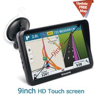 9inch HD Vinone GPS Navigation for car/Truck Capacitive Big Touchscreen， [2019 Upgraded Version] Voice Trun-by-Turn Route Guidance, Speed Limit Reminder Free Lifetime Map Update