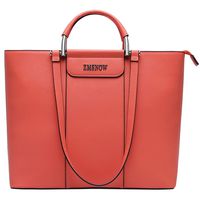 Laptop Bag for Women,15.6 Inch Laptop Bag with Chic Dual Metal Top-handle,Business School Work Briefcase Two Carry Ways