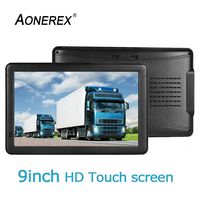 GPS Navi Navigation for Car Truck Car Aonerex 9 inch navigation device with sunshade POI Voice Guidance Lane Assistant 2019 Upgrade Maps Lifelong map updates