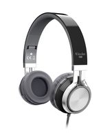 Elecder i39 Headphones with Microphone Foldable Lightweight Adjustable On Ear Headsets with 3.5mm Jack for iPad Cellphones Computer MP3/4 Kindle Airplane School Black/Gray
