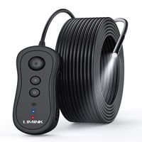 5.0MP Endoscope Camera, LIMINK 1944P HD WiFi Borescope Snake Camera with LED Lights, Wireless Waterproof Inspection Camera for iOS & Android Smartphone, Tablet - 49.2ft