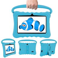 Kids Tablets Portable with 7 inch Multi-Touch Screen IPS Display,2GB RAM 32GB ROM, Unlocked Android 6.0 Quad-core Tablet PC, Dual Camera Wi-Fi Bluetooth Edition Tablet (Blue)