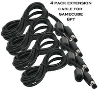 Pegly 6ft Extension Cable cord For Nintendo Gamecube Classic Remote Controller Package of 4