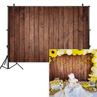 Allenjoy 7x5ft Fabric Vintage Brown Wood Backdrops for Newborn Photography Wrinkle Free Rustic Russet Grunge Wooden Floor Planks Wall Baby Portrait Still Life Product Photographer Photo Studio Props