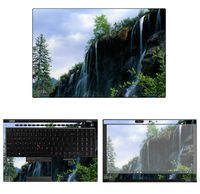 decalrus - Protective Decal Waterfall Skin Sticker for Lenovo ThinkPad P52 (15.6" Screen) case Cover wrap LEthinkpad15_p52-55