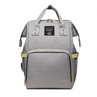 Casual College Backpack Lightweight Travel Wide Open Back To School Bag for Women&Men,Light grey