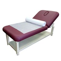 TOA Supply Disposable Non Woven Paper Exam Table Bed Cover, White, 50 Sheet