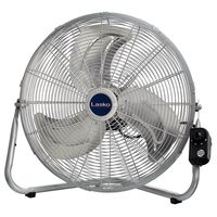 Lasko 20″ High Velocity QuickMount, Silver-Easily Converts from a Floor Wall Fan, 2265QM