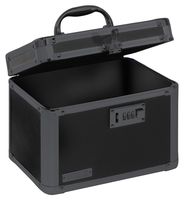 Vaultz Combination Lock Box, 7.75 x 7.25 x 10 Inches, Tactical Black (VZ03588)