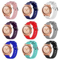 QINICHEN Compatible for Samsung Galaxy Watch (42mm 46mm) Bands, 20mm 22mm Silicone Strap Sports Replacement Wristband for Galaxy Watch 42mm 46mm,Women Man (9 Pack for Galaxy Watch (42MM))