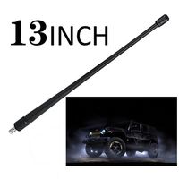 EIMGO 13 Inches Sports Antenna Compatible fit Jeep Wrangler JK JKU JL JLU Rubicon Sahara,Flexible Rubber Antenna Replacement Designed for Optimized FM/AM Reception