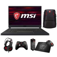 MSI GS65 Stealth-420 (i7-9750H, 32GB RAM, 2X 512GB NVMe SSD, NVIDIA RTX 2080 8GB, 15.6" Full HD 240Hz 8ms, Windows 10 Pro) VR Ready Gaming Notebook