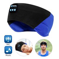 Bluetooth Sleep Headphones - The Young's Bluetooth Sport Headband Wireless Sleeping Headphones for Workout Jogging Yoga - Black and Blue