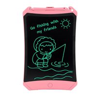 LCD Writing Tablet 8.5 Inch HUIXIANG Digital Drawing Board Electronic Doodle Pad with Lock, Gift for Kids Birthday Present for Friends Office School and Speech Difficulties Take Notes Memo, Pink