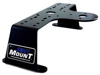 PROcise Outdoors DEK-it Boat Fish Finder, GPS, Electronics Mount, Best Fishfinder Mounting Kit, Works with Most Marine Depth Finders & Locators, Proudly Made in The USA (0.0 GPS Black)