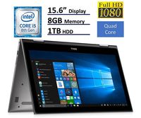 2018 Dell Inspiron 15 5000 Flagship 15.6 inch Full HD IPS Touchscreen 2-in-1 Laptop PC, Intel Core i5-8250U Quad-Core, 8GB DDR4, 1TB HDD, Bluetooth 4.2, 802.11ac, MaxxAudio Pro, Windows 10