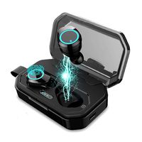 [2019 Version] Wireless Bluetooth Earbuds True 5.0 Wireless Earphones HI-FI Stereo Headphones iPX7 Waterproof Bluetooth Earphones Built in Microphone with 3000mAh Charging Case as Power Bank