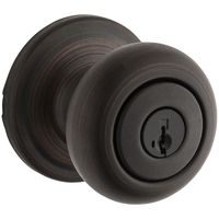 Kwikset Juno Entry Knob featuring SmartKey in Venetian Bronze - 97402-737