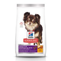 Hill's Science Diet Dry Dog Food, Adult, Small & Mini, Sensitive Stomach & Skin, Chicken Recipe, 15 LB Bag