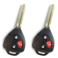 Keyless2Go New Keyless Entry Remote Car Key for Vehicles That Use MOZB41TG with G Chip (2 Pack)
