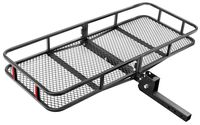 Leader Accessories Hitch Mount Cargo Basket Folding Cargo Carrier Luggage Basket 60" L x 24" W x 6" H with 500 LB Capacity Fits 2" Receiver