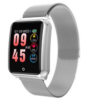 GOKOO Smart Watch for Women Men with Heart Rate Blood Pressure Sleep Monitor IP67 Waterproof Activity Tracker Calorie Counter Sports Smartwatch Silver