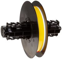 Brady B30C-500-581-YL 100' Length x 0.5" Width, B-581 Repositional Vinyl, Yellow BBP31 Film