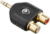 Planet Waves 1/8 Inch Male Stereo to Dual RCA Female Adapter