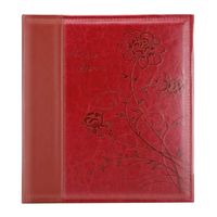Artmag Photo Picutre Album 4x6 600 Photos, Extra Large Capacity Leather Cover Wedding Family Photo Albums Holds 600 Horizontal and Vertical 4x6 Photos with White Pages(Red)