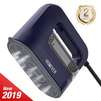 HOMEVER Garment Steamer Iron for Clothes, 1300W Powerful Handheld Steamers Iron, Horizontal and Vertical Ironing 4 in 1, 40s Fast Heat-up, Portable Steamer for Home and Travel,Dark Blue
