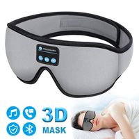 Sleep Headphones Bluetooth Eye Mask, 20-28 inches Adjustable FREGENBO Music 3D Sleep Mask 2020 Upgraded, Wireless Sleeping Headphones for Side Sleepers, HandsFree for Meditation Insomnia Airplane