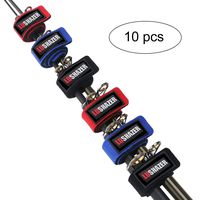 Fishing Rods Belt Stretchy Rod Straps Fishing Tackle Ties Cable Fishing Rod Holders Fit for Casting Rods, Spinning Rods and Fly Rods (5 Color, 10 pcs)