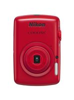 Nikon COOLPIX S01 10.1 MP Digital Camera with 3x Zoom NIKKOR Glass Lens (Red)