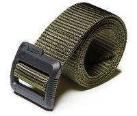 CQR Tactical (Pack of 1) Duty Nylon Webbing EDC Military Belt, Flip Tab(mzt01) - Green, M(w32-34)