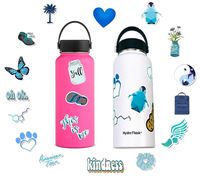 VSCO Blue Vinyl Stickers for Teens Girls Waterproof Cute Extra Durable Aesthetic Trendy Perfect for Water Bottle Flask Laptop Phone Fridge Skateboard Suitcase 50 PCS
