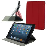 rooCASE Slimline Lightweight (Red) Shell Case for Apple iPad Mini 7.9-Inch Tablet (Built-in Sleep/Wake Feature)