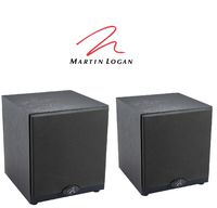 1 Pair (2 Pieces) MartinLogan DYN500D Dynamo 500 Subwoofer (Black) Bundle