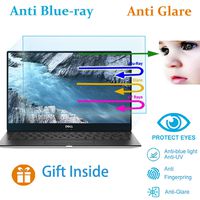2 Pack Eyes Protection Filter Fit Dell XPS 13 9365 9370 13.3" Touch-Screen Laptop Anti Blue Light Anti Glare Screen Protector Reduces Eye Strain Help You Sleep Better