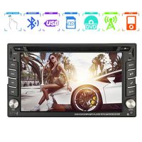 Radio Receiver USB Autoradio GPS Navigation FM AM PC System 2 Din SD in Dash Head Unit Car DVD Player Video Bluetooth Audio Car Stereo Touch Screen 6.2 Inch Aux