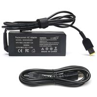 65W Ac Adapter Laptop Charger Fit for Lenovo ThinkPad X1 Yoga 2 11 13 2 Pro 11S 500; T470 T470S T460 T450 T440 T570; Essential G500 G500s G505 G505s G510; Chromebook N20 N20p 11e X150E; Flex 3 15 1570