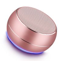 NUBWO Portable Bluetooth Speakers with Mic, Hands-free Function, Built-in Mic, Enhanced Bass for iPhone, iPad, Blackberry, Samsung and More (Rose Gold)