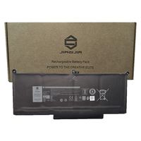 JIAZIJIA F3YGT Laptop Battery Replacement for Dell Latitude 7280 7290 E7280 E7290 7380 7390 E7380 E7390 7480 7490 E7480 E7490 Series DM3WC 7.6V 60Wh 7500mAh 4-Cell