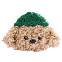 Shan-S for AirPods Pro 2019 Wireless Charging Case,Soft Fur Furry Kawaii Fun Cool Teddy Dog Protective Case Skin Cover for AirPods Pro [ Newest Release][Christmas Holiday Women Girls Kids Gift]