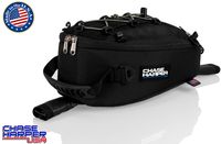 Chase Harper USA 450 Strap Mount Tank Bag - Water-Resistant, Tear-Resistant, Industrial Grade Ballistic Nylon with Anti-Scratch Rubberized Polymer Bottom, Adjustable strap mounting