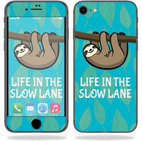MightySkins Skin Compatible with Apple iPhone 8 - Slow Sloth | Protective, Durable, and Unique Vinyl Decal wrap Cover | Easy to Apply, Remove, and Change Styles | Made in The USA